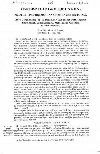 Eerste pagina van het artikel zoals het is gepubliceerd in het tijdschrift