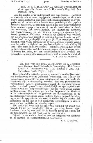 Eerste pagina van het artikel zoals het is gepubliceerd in het tijdschrift