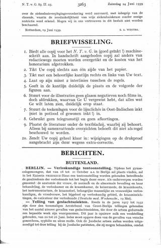 Eerste pagina van het artikel zoals het is gepubliceerd in het tijdschrift