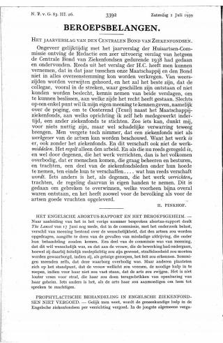 Eerste pagina van het artikel zoals het is gepubliceerd in het tijdschrift