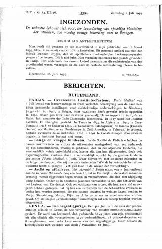 Eerste pagina van het artikel zoals het is gepubliceerd in het tijdschrift