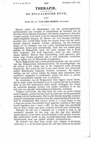 Eerste pagina van het artikel zoals het is gepubliceerd in het tijdschrift