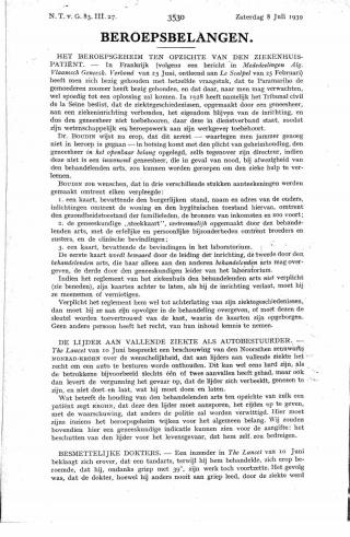 Eerste pagina van het artikel zoals het is gepubliceerd in het tijdschrift