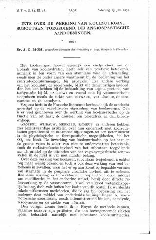 Eerste pagina van het artikel zoals het is gepubliceerd in het tijdschrift