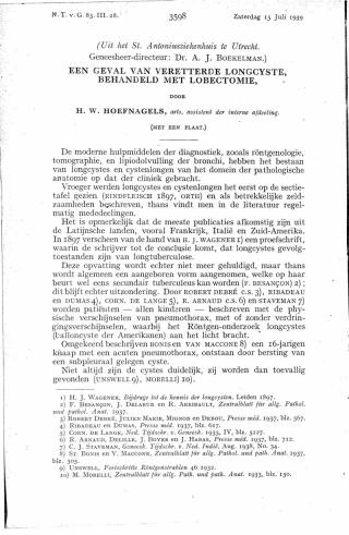 Eerste pagina van het artikel zoals het is gepubliceerd in het tijdschrift