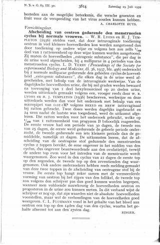 Eerste pagina van het artikel zoals het is gepubliceerd in het tijdschrift