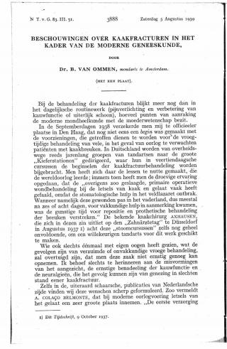 Eerste pagina van het artikel zoals het is gepubliceerd in het tijdschrift