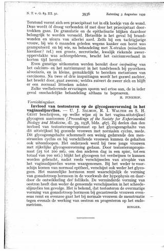 Eerste pagina van het artikel zoals het is gepubliceerd in het tijdschrift