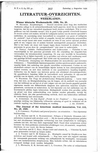 Eerste pagina van het artikel zoals het is gepubliceerd in het tijdschrift