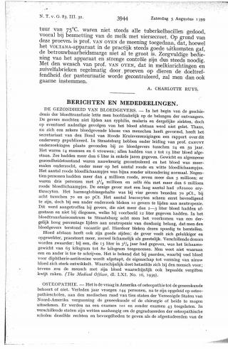 Eerste pagina van het artikel zoals het is gepubliceerd in het tijdschrift