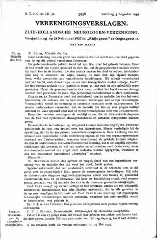 Eerste pagina van het artikel zoals het is gepubliceerd in het tijdschrift