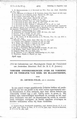 Eerste pagina van het artikel zoals het is gepubliceerd in het tijdschrift