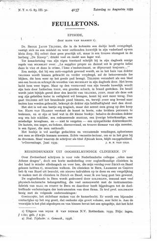 Eerste pagina van het artikel zoals het is gepubliceerd in het tijdschrift