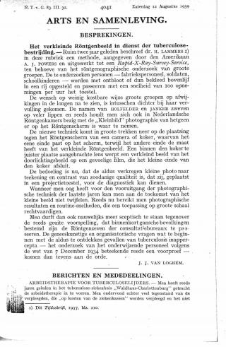 Eerste pagina van het artikel zoals het is gepubliceerd in het tijdschrift