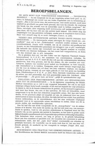 Eerste pagina van het artikel zoals het is gepubliceerd in het tijdschrift