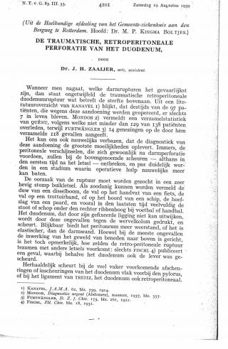 Eerste pagina van het artikel zoals het is gepubliceerd in het tijdschrift