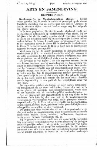 Eerste pagina van het artikel zoals het is gepubliceerd in het tijdschrift