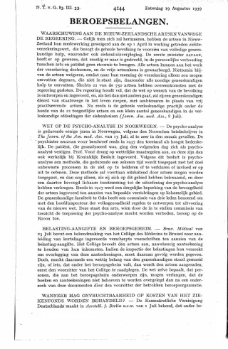 Eerste pagina van het artikel zoals het is gepubliceerd in het tijdschrift