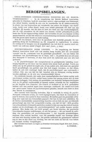 Eerste pagina van het artikel zoals het is gepubliceerd in het tijdschrift