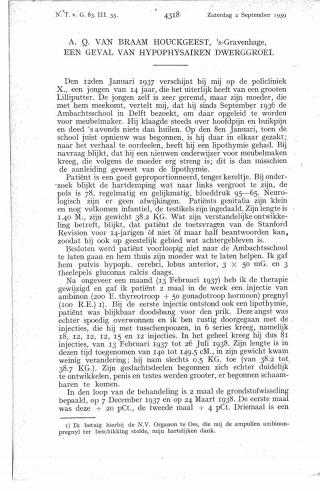 Eerste pagina van het artikel zoals het is gepubliceerd in het tijdschrift