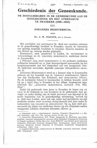 Eerste pagina van het artikel zoals het is gepubliceerd in het tijdschrift