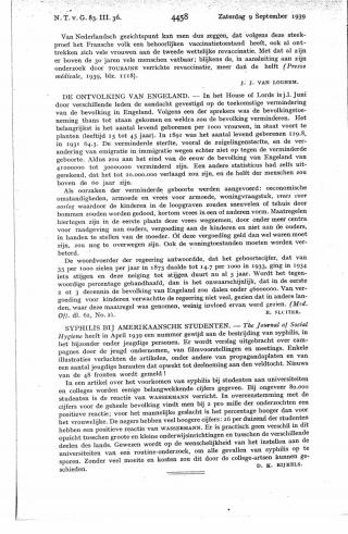 Eerste pagina van het artikel zoals het is gepubliceerd in het tijdschrift