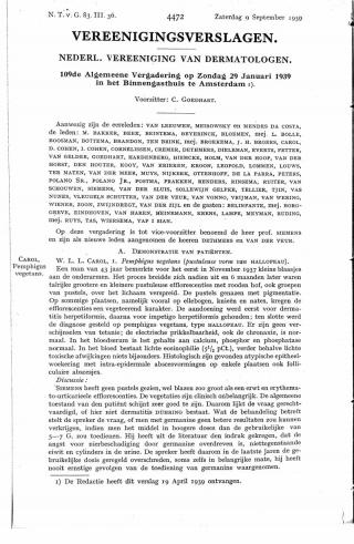 Eerste pagina van het artikel zoals het is gepubliceerd in het tijdschrift