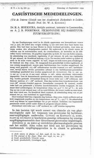 Eerste pagina van het artikel zoals het is gepubliceerd in het tijdschrift