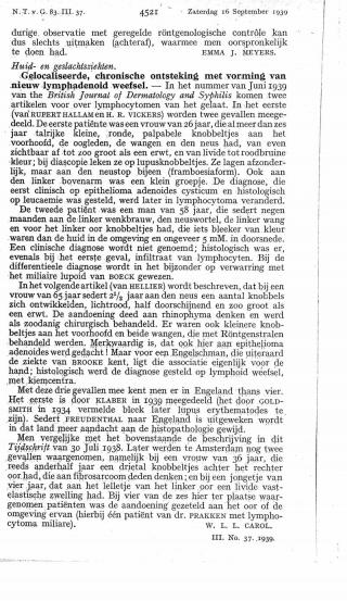 Eerste pagina van het artikel zoals het is gepubliceerd in het tijdschrift