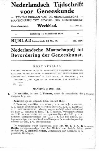 Eerste pagina van het artikel zoals het is gepubliceerd in het tijdschrift