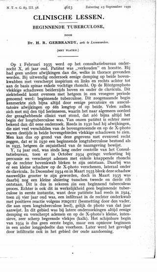 Eerste pagina van het artikel zoals het is gepubliceerd in het tijdschrift