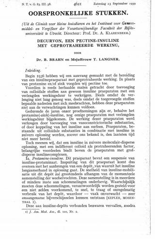 Eerste pagina van het artikel zoals het is gepubliceerd in het tijdschrift