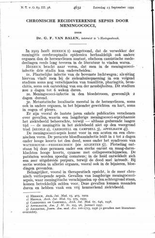 Eerste pagina van het artikel zoals het is gepubliceerd in het tijdschrift