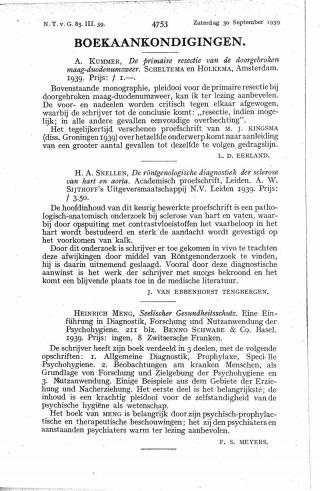 Eerste pagina van het artikel zoals het is gepubliceerd in het tijdschrift