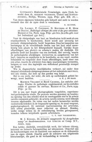 Eerste pagina van het artikel zoals het is gepubliceerd in het tijdschrift