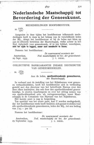 Eerste pagina van het artikel zoals het is gepubliceerd in het tijdschrift