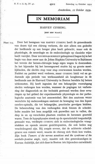 Eerste pagina van het artikel zoals het is gepubliceerd in het tijdschrift