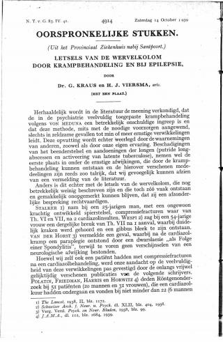 Eerste pagina van het artikel zoals het is gepubliceerd in het tijdschrift