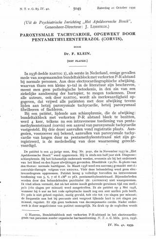 Eerste pagina van het artikel zoals het is gepubliceerd in het tijdschrift