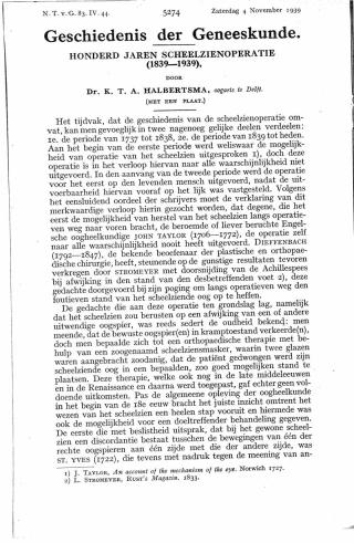 Eerste pagina van het artikel zoals het is gepubliceerd in het tijdschrift