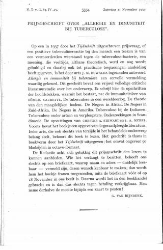 Eerste pagina van het artikel zoals het is gepubliceerd in het tijdschrift