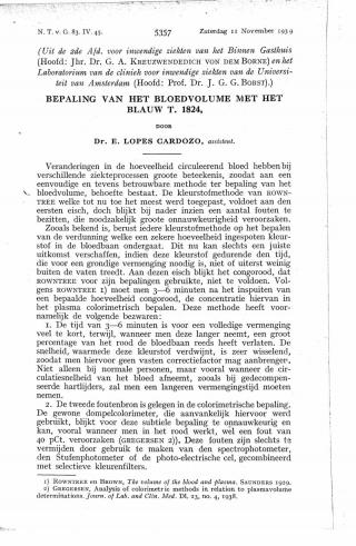 Eerste pagina van het artikel zoals het is gepubliceerd in het tijdschrift