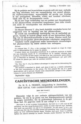 Eerste pagina van het artikel zoals het is gepubliceerd in het tijdschrift