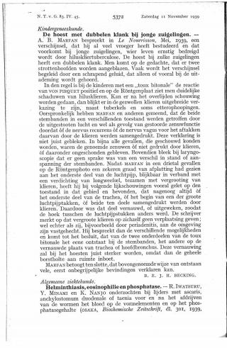 Eerste pagina van het artikel zoals het is gepubliceerd in het tijdschrift