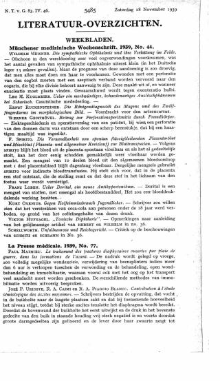 Eerste pagina van het artikel zoals het is gepubliceerd in het tijdschrift