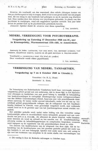 Eerste pagina van het artikel zoals het is gepubliceerd in het tijdschrift