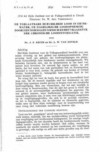 Eerste pagina van het artikel zoals het is gepubliceerd in het tijdschrift