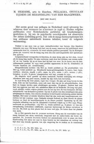 Eerste pagina van het artikel zoals het is gepubliceerd in het tijdschrift