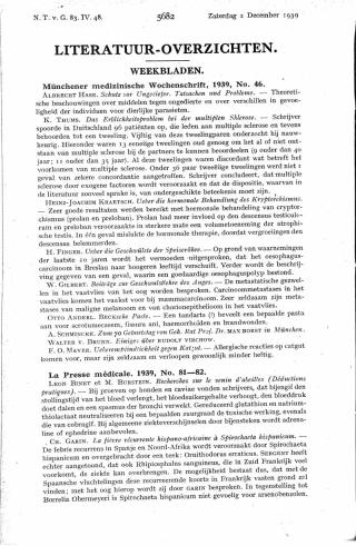 Eerste pagina van het artikel zoals het is gepubliceerd in het tijdschrift