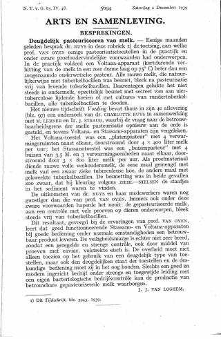 Eerste pagina van het artikel zoals het is gepubliceerd in het tijdschrift